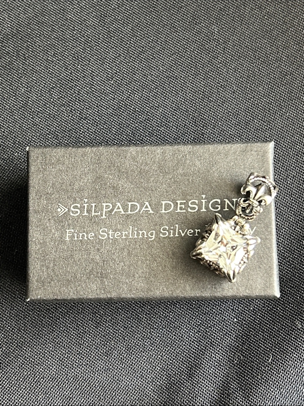 Silpada S0979 Cubic Zirconia & Sterling Silver Pendant